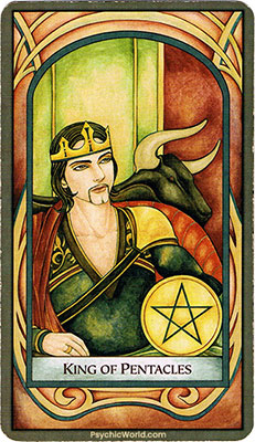 card 1 - King of Pentacles