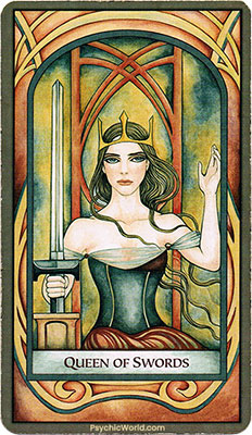 card 2 - Queen of Swords