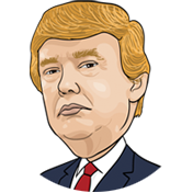 Donal Trump cartoon