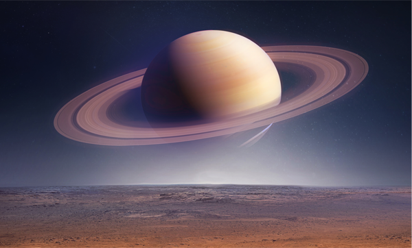Saturn, the sixth planet from the sun represents the sense of responsibility, hard work and determination...