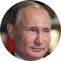 Vladimir Vladimirovich Putin, the President of Russia
